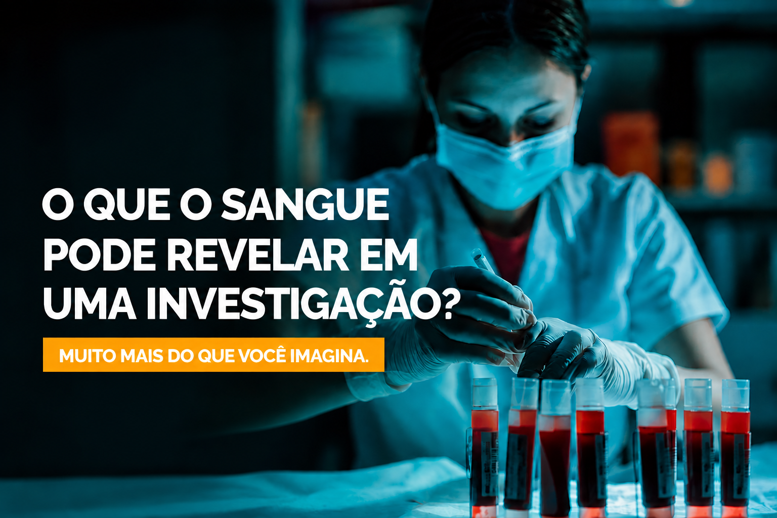O sangue guarda histórias que nem sempre são visíveis a olho nu.